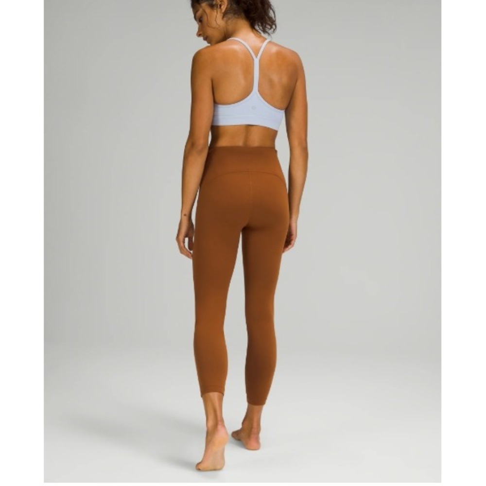 Lululemon Instill High Rise 25 Inch Cropped Leggings Copper Orange M